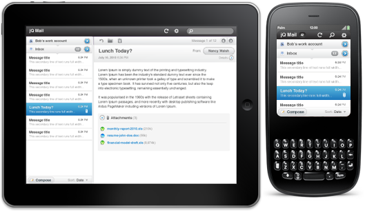 Smartphone and tablet designs